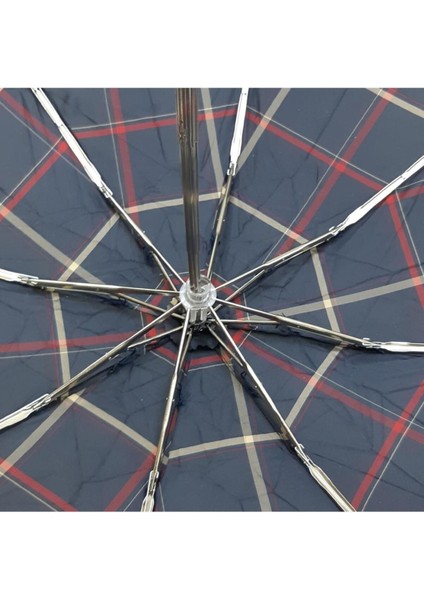 Tekno Trust Snotline-April Mini Bayan Şemsiye Manuel Açılır-Kapanır 90 cm Çap Kapalı 20 cm Cep Boy Vizon Ekose modelleri