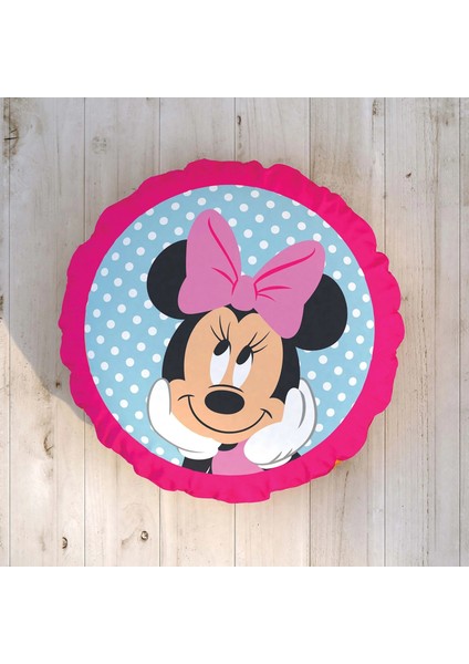 Lisanslı Minnie&mickey Baby Çift Yüzü Desenli Kırlent ( 1 Adet 40X40)