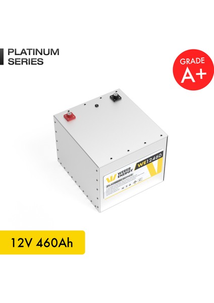 12V 460Ah LiFePO4 Platinum Series Bluetooth'lu Lityum Demir Fosfat Akü