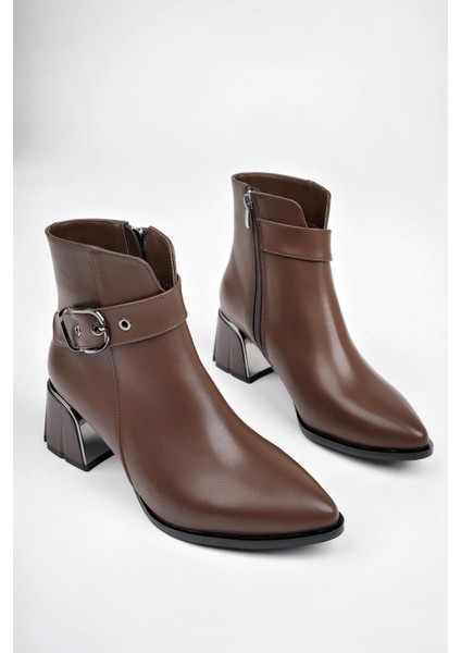 Raison Kemer Detaylı Fermuarlı Sivri Burun Günlük Kadın Bot modelleri