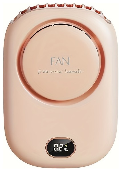 3 Hız Mod Ayarlı ve Güç Ekranlı Taşınabilir USB Şarj Edilebilir Mini Fan (Yurt Dışından)