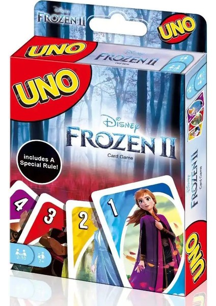 Uno Frozen Çocuk ve Aile Kart Masa Oyunu (Yurt Dışından)