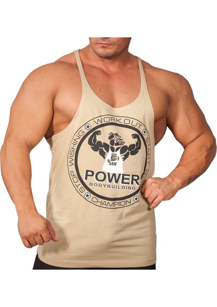 Çöl Sarısı Fitness Antrenman Atleti Big Sam 2228