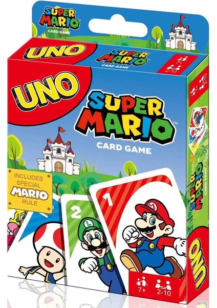 Uno Super Mario Çocuk ve Aile Kart Masa Oyunu (Yurt Dışından)