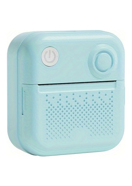 Fiyat Etiketi Küçük El Taşınabilir Kablosuz Termal Etiket Baskı Etiket Yazıcısı Mavi (Yurt Dışından)