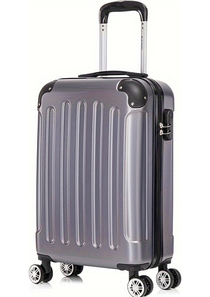 Tcherchı Minimalist Düz Renk Valiz, Biniş Çantası, Hafif Tramvay Çantası 50,8 Cm (Yurt Dışından)