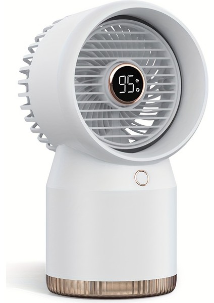 4 Ayarlanabilir Hız Modu ve 610ML Büyük Su Depolu Taşınabilir Kanatsız Fan (Yurt Dışından)