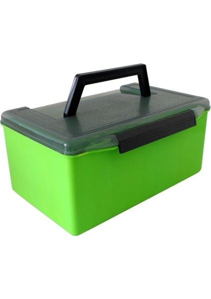 Tcherchı Balıkçılık Saklama Kutusu Kalamar Jig Sert Yemler Konteyner Plastik Olta Takımı Kutusu Lures Alet Saklama Kutusu Taşıması Kolay Yeşil (Yurt Dışından)