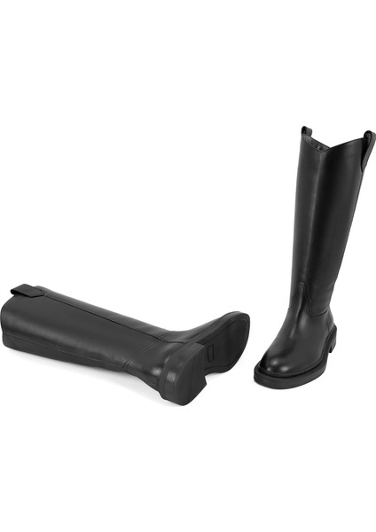 Loar Siyah Kadın Deri Çizme fırsatları