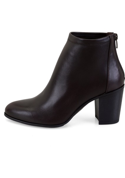 Nillie Kahve Kadın Deri Bot modelleri