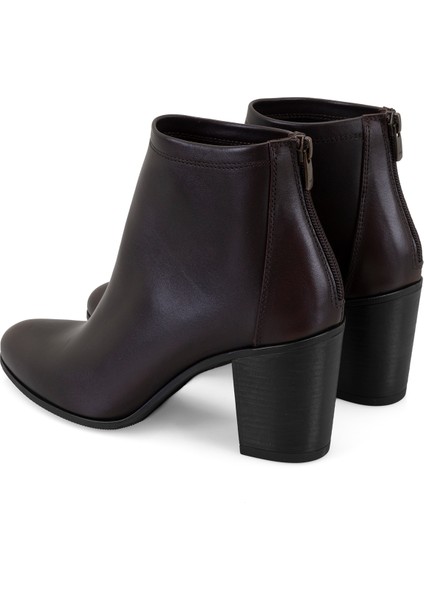 Nillie Kahve Kadın Deri Bot fırsatları