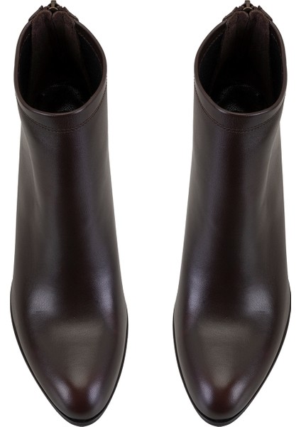 Nillie Kahve Kadın Deri Bot indirimleri