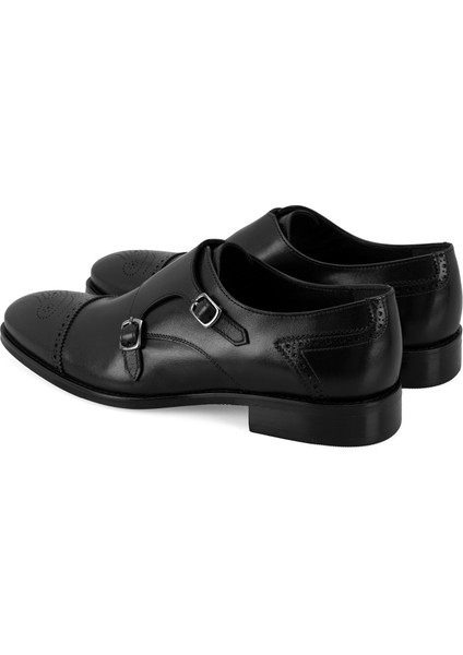 Olian Siyah Klasik Erkek Deri Ayakkabı fırsatları
