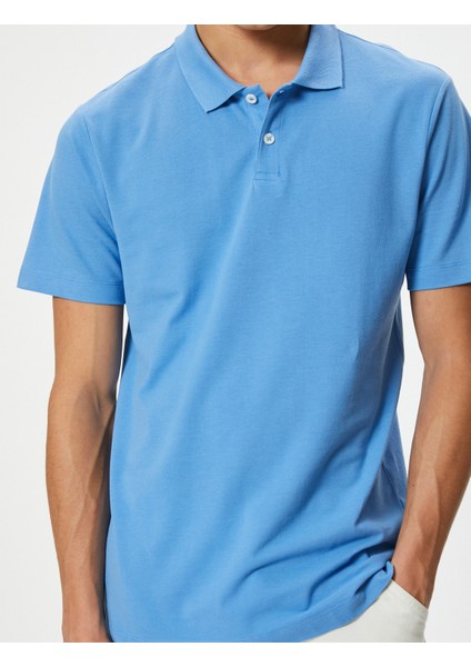 Slim Fit Tişört Polo Yaka Kısa Kollu Pamuklu indirimleri