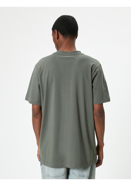 Basic Tişört Bisiklet Yaka Kısa Kollu fırsatları