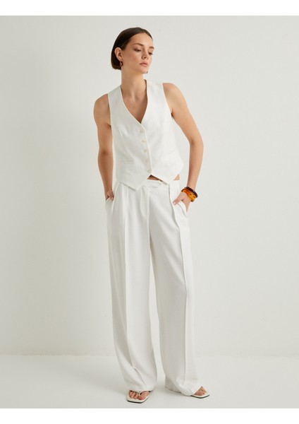 Yelek V Yaka Düğmeli Mini Cep Detaylı fiyatları