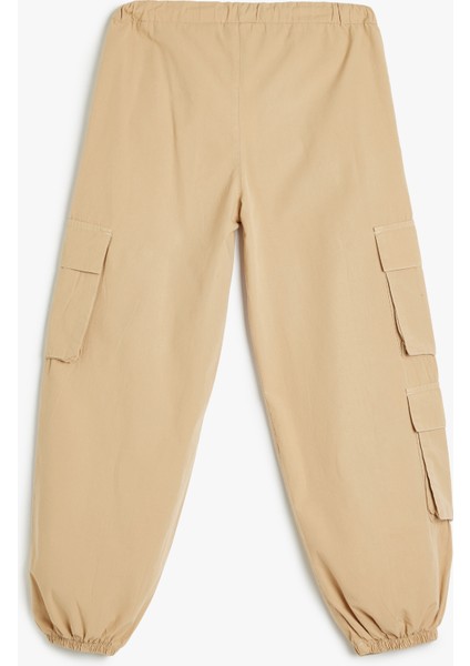 Oversize Kot Pantolon Beli Lastikli Cepli Pamuklu - Jegging Jean fiyatları