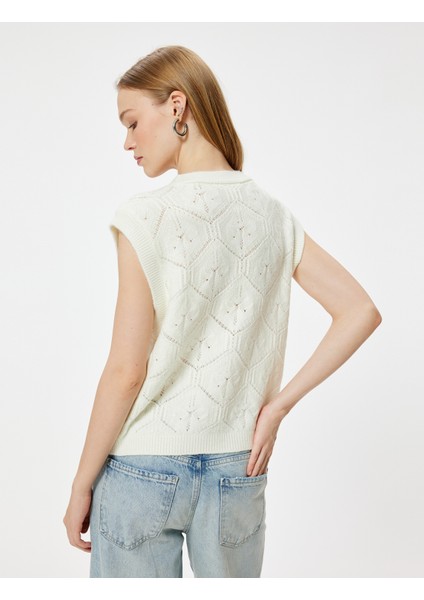 Kolsuz Kroşe Süveter Bisiklet Yaka fırsatları