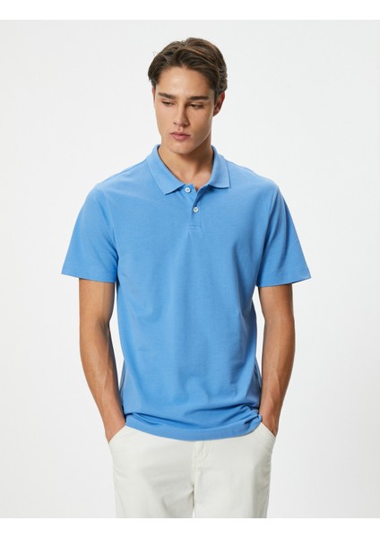 Slim Fit Tişört Polo Yaka Kısa Kollu Pamuklu modelleri