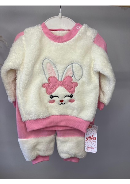 Ali Bebek Tavşan Detaylı Kışlık Bebek Takım