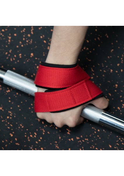 1 Çift Şekil 8 Kaldırma Kayışları, Halter Için Yumuşak Köpük Pedli Kaymaz Halter Kayışları, Fitness Güçlendirme Eğitimi