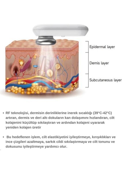 A07 Yeni Nesil Cilt Sıkılaştırıcı Yüz ve Vücut Aleti RF&EMS Radyo Frekans