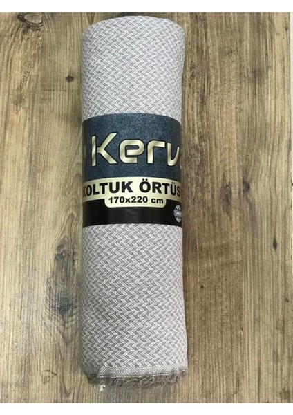 Lüks Pamuklu Koltuk Çekyat Örtüsü Rengi 170X220 Çift Taraflı Terletmez Kaymaz Toplanmaz