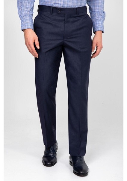 Vakamen Erkek Lacivert Regular Fit Yünlü Kumaş PANTOLON-6880 fiyatları