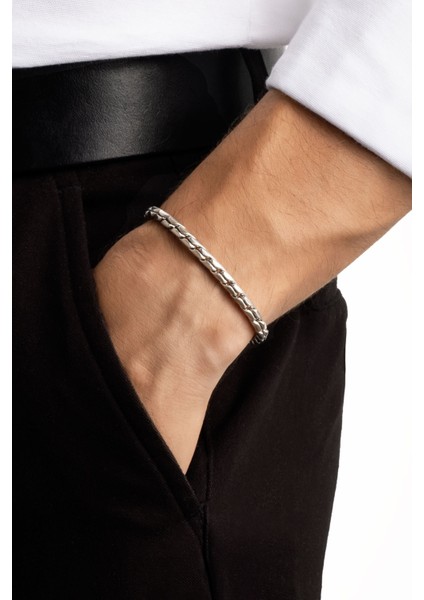 Sarmal Tasarım Erkek Çelik Bileklik fırsatları