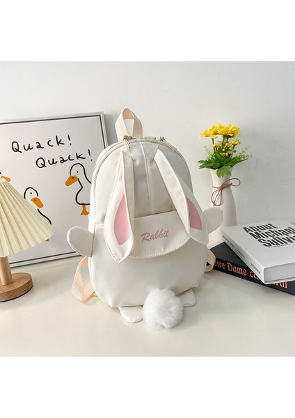 Yeni Karikatür Sevimli Çocuk Sırt Çantası Ilkokul Çantası Anaokulu 3-6 Yaşında Kore Versiyonu Çocuk Hafif Tavşan Okul Çantası (Yurt Dışından)