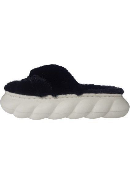 Akınal Bella Kadın Siyah Çapraz Model Peluş Ultra Hafif Günlük Terlik AKB995-998 fiyatları