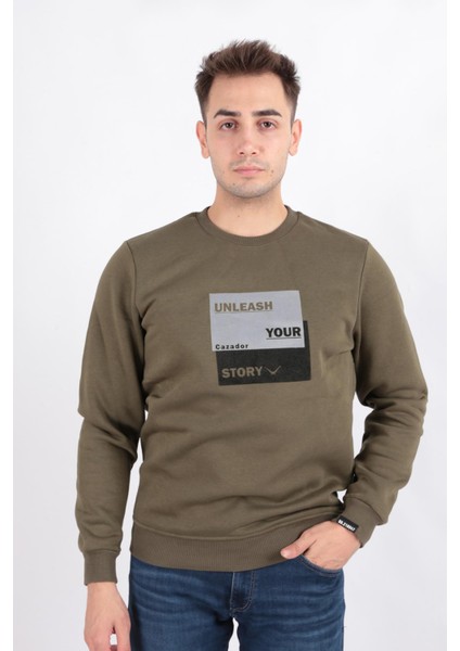 5066 Erkek 3 Iplik Sweatshirt