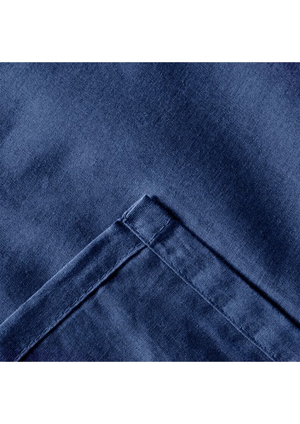 Soft Çift Kişilik Çarşaf - Indigo - 240X260 cm