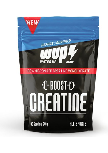 Boost Creatine Saf Mikronize Kreatin Monohidrat (240 gr 80 Servis)