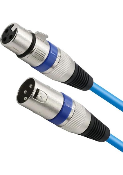 E4004B Xlr Erkek-Xlr Dişi Pvc Ara Kablo,8 Metre