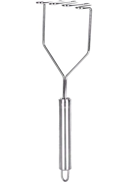 Pratik 24 cm Lüks Paslanmaz Metal Zikzak Patates Ezici Püre Yapıcı Sarımsak Ezici fiyatları