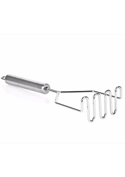 Pratik 24 cm Lüks Paslanmaz Metal Zikzak Patates Ezici Püre Yapıcı Sarımsak Ezici modelleri
