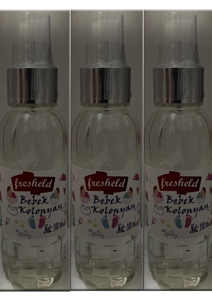 x 3 Adet Bebek Kolonyası 100 ml