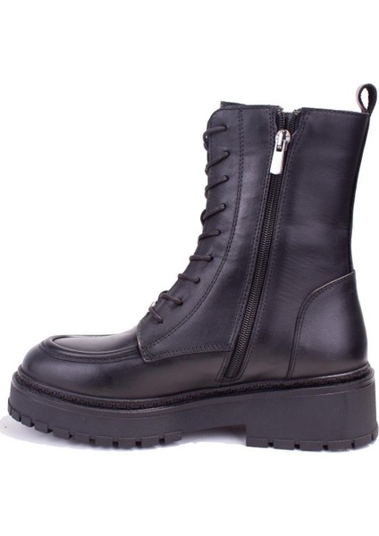 8309937 Matılda Siyah Ortopedik Günlük Deri Kadın Bot modelleri