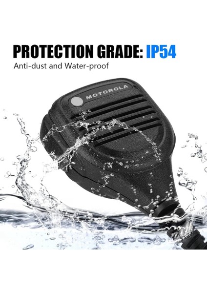 Motorola Cp Gp Serisi Telsiz Uyumlu Yaka Mayk (PMMN4013A)
