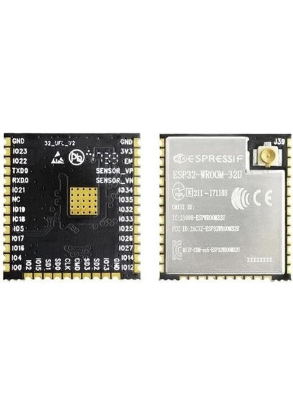 ESP32-WROOM-32U 16M 128MBIT Flash Wi-Fi Bluetooth Modülü