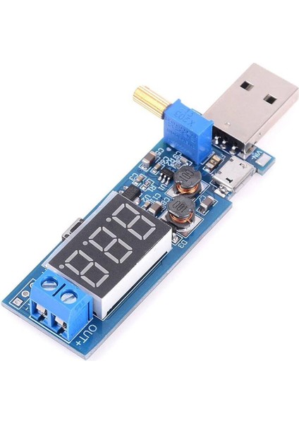 Dc-Dc 5V - 3.5V / 12V USB Step Up / Down Göstergeli Power Modül