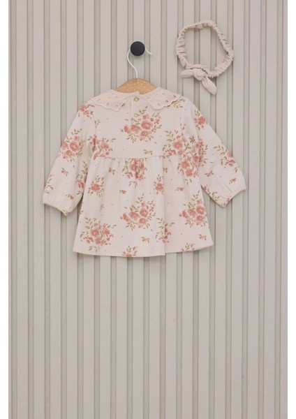 U.s.polo Kız Bebek Elbise USB2128 Açık Bej modelleri