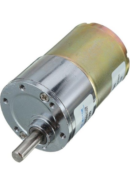 ZYTD520 6V-12V-24V 10 RPM 37mm Redüktörlü DC Motor