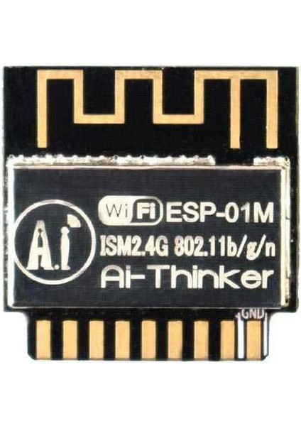 ESP-01M 1Mbit Flash WiFi Modülü (Minyatür ESP-8266)