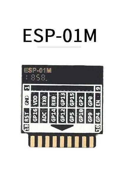 ESP-01M 1Mbit Flash WiFi Modülü (Minyatür ESP-8266)