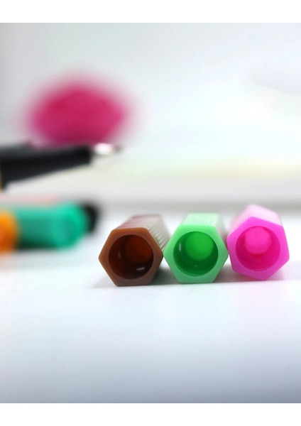 12'li Sert Pvc Kutulu Colorful Fineliner Renkli 04MM Keçe Uçlu Stabilo Kalem