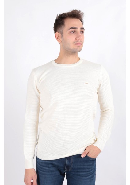 3066 Erkek Bisiklet Yaka Kazak