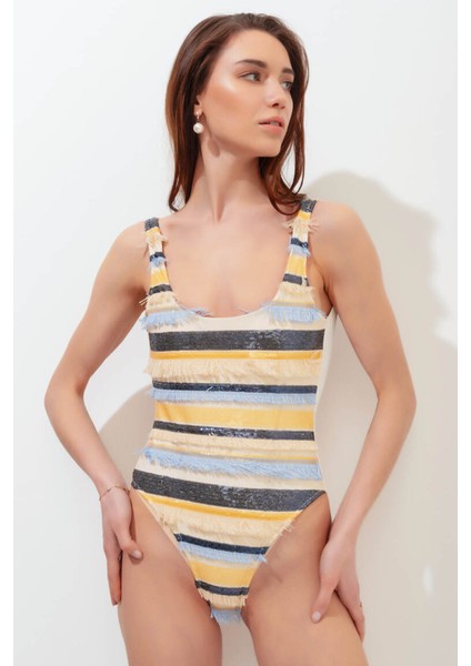 Gaia Blue Swimsuit