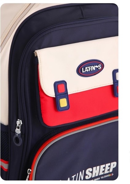 Ççs London Young 3 Gözlü Sırt Çantası Okul Çantası 51679 Kırmızı Lacivert modelleri